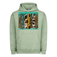 Pigment Oil Green western brushstroke tumbler Urban Hoodie - Jasminsmagicworld
