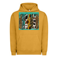 Pigment Peanut Butter western brushstroke tumbler Urban Hoodie - Jasminsmagicworld