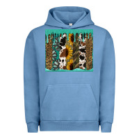 Pigment Pebble Blue western brushstroke tumbler Urban Hoodie - Jasminsmagicworld