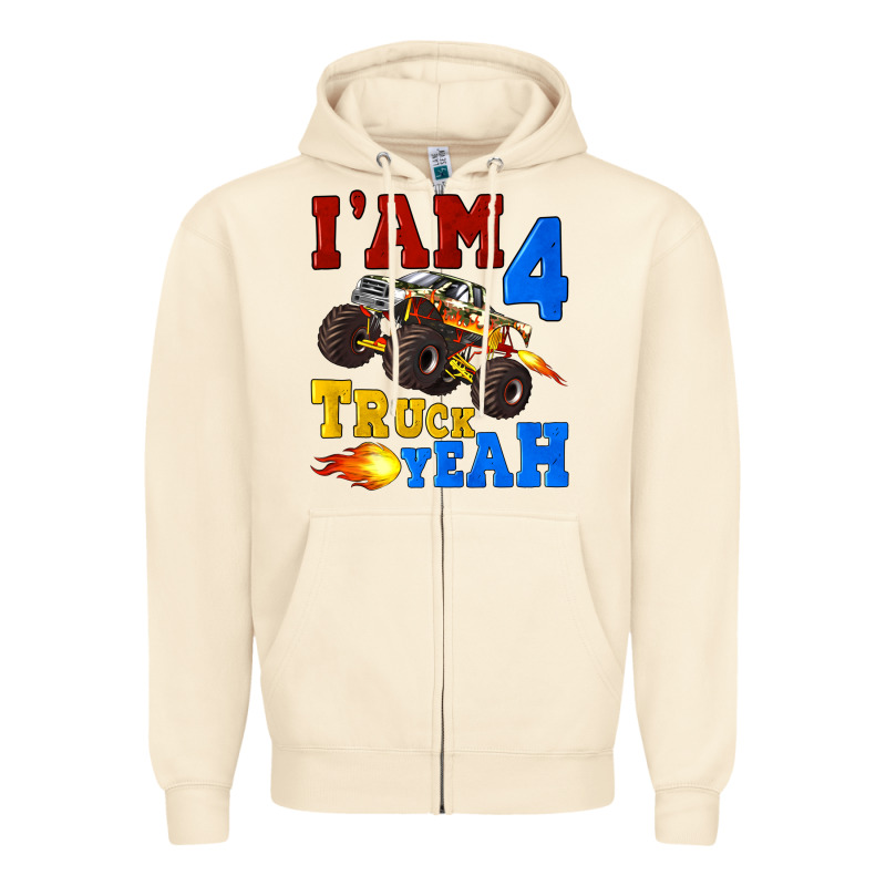 I'am Four Truck Yeah Zipper Hoodie by Artiststas | Teevron