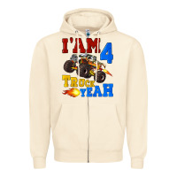 Sandshell i'am four truck yeah Zipper Hoodie - Artiststas