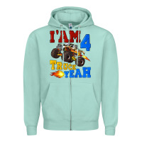 Seafoam i'am four truck yeah Zipper Hoodie - Artiststas