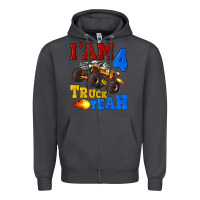 Smoke i'am four truck yeah Zipper Hoodie - Artiststas
