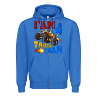 True Royal i'am four truck yeah Zipper Hoodie - Artiststas