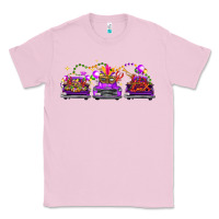 Bubblegum Pink Mardi gras farm trucks Classic Tee - FaDigitalArtStudio