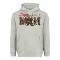 Moon Dust Christmas Army Mom Heavyweight Hoodie - NancyCooperArtShop