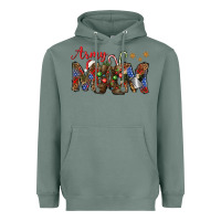 Sage Christmas Army Mom Heavyweight Hoodie - NancyCooperArtShop