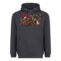 Smoke Christmas Army Mom Heavyweight Hoodie - NancyCooperArtShop