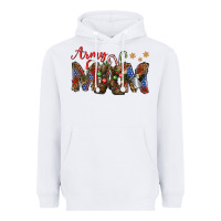 White Christmas Army Mom Heavyweight Hoodie - NancyCooperArtShop