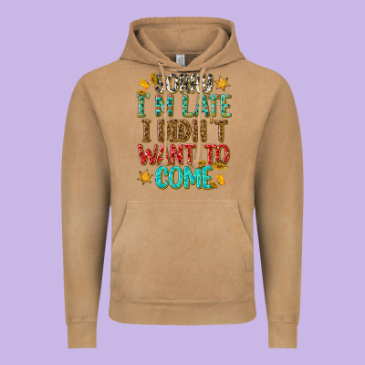 Vintage Hoodie sorry i am late i didnt want to come