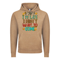 Vintage Coffee sorry i am late i didnt want to come Vintage Hoodie - texasbilliewilder