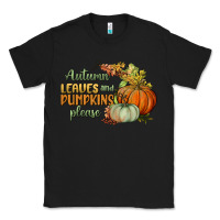 Black autumn leaves and pumpkins please Classic Tee - BundleAndBundleShop