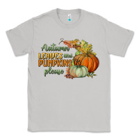 Moon Dust autumn leaves and pumpkins please Classic Tee - BundleAndBundleShop