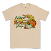 Mushroom autumn leaves and pumpkins please Classic Tee - BundleAndBundleShop