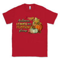 Red autumn leaves and pumpkins please Classic Tee - BundleAndBundleShop