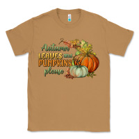 Toasted Coconut autumn leaves and pumpkins please Classic Tee - BundleAndBundleShop