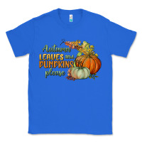 True Royal autumn leaves and pumpkins please Classic Tee - BundleAndBundleShop