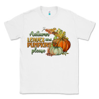 White autumn leaves and pumpkins please Classic Tee - BundleAndBundleShop