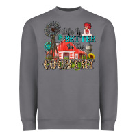 Storm life is better in the country Heavyweight Sweatshirt - Zillion Design Studio