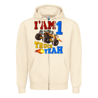 Sandshell i'am one truck yeah Zipper Hoodie - Artiststas