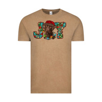 Vintage Coffee labrador retriever christmas joy Vintage Tee - RanaPortraitStore