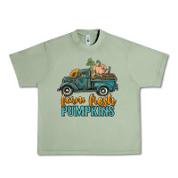 Oil Green farm fresh pumpkins truck Urban Heavy Tee - RanaPortraitStore