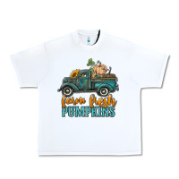 White farm fresh pumpkins truck Urban Heavy Tee - RanaPortraitStore