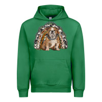 Emerald english bulldog rainbow Urban Hoodie - BarkalooDesign