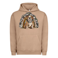 Pigment Burro english bulldog rainbow Urban Hoodie - BarkalooDesign