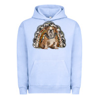 Pigment Grape Ice english bulldog rainbow Urban Hoodie - BarkalooDesign