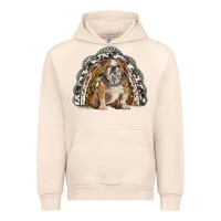 Sandshell english bulldog rainbow Urban Hoodie - BarkalooDesign