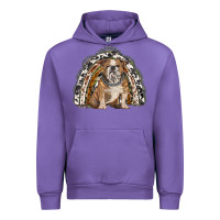 Tulip english bulldog rainbow Urban Hoodie - BarkalooDesign