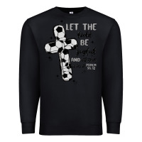 Black soccer Premium Sweatshirt - MaliasSmallBusiness