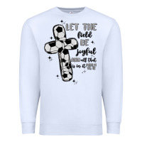White soccer Premium Sweatshirt - MaliasSmallBusiness