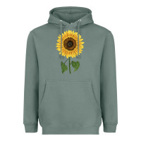 Sage giganteus sunflower Heavyweight Hoodie - LillyAllenDesigns