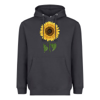 Smoke giganteus sunflower Heavyweight Hoodie - LillyAllenDesigns