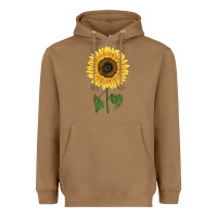 Toasted Coconut giganteus sunflower Heavyweight Hoodie - LillyAllenDesigns