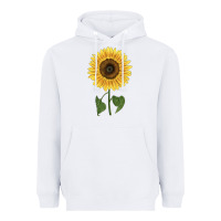 White giganteus sunflower Heavyweight Hoodie - LillyAllenDesigns