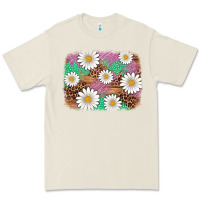Bone easter daisy background Premium Tee - Artiststas