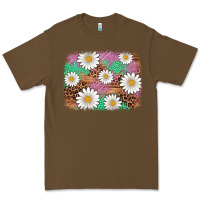 Cacao easter daisy background Premium Tee - Artiststas