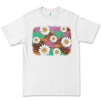 White easter daisy background Premium Tee - Artiststas