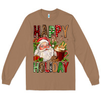Toasted Coconut happy holiday santa claus christmas Long Sleeve Tee - FaDigitalArtStudio