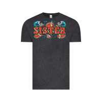 Vintage Black sister American football Vintage Tee - Zillion Design Studio