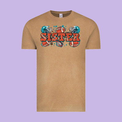 Sister American Football Vintage Tee Designed By Zillion Design Studio