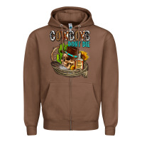 Chestnut cowboys don't die Zipper Hoodie - AdoDesignShop