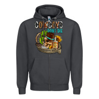 Smoke cowboys don't die Zipper Hoodie - AdoDesignShop
