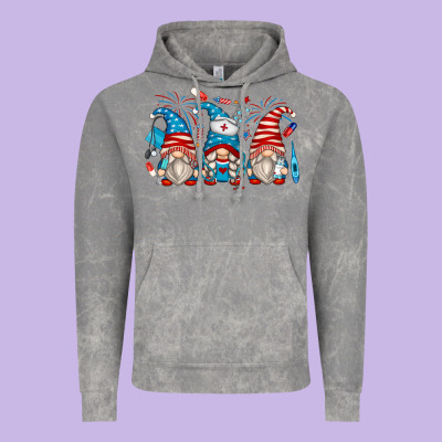 American Nurse Gnomes Vintage Hoodie Designed By Zillion Design Studio