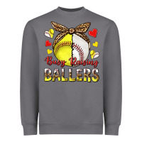 Storm busy raising ballers with baseball and softball Heavyweight Sweatshirt - texasbilliewilder
