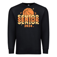 Black basketball senior 2024 Premium Sweatshirt - MaliasSmallBusiness