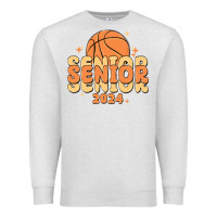 Oatmeal Heather basketball senior 2024 Premium Sweatshirt - MaliasSmallBusiness